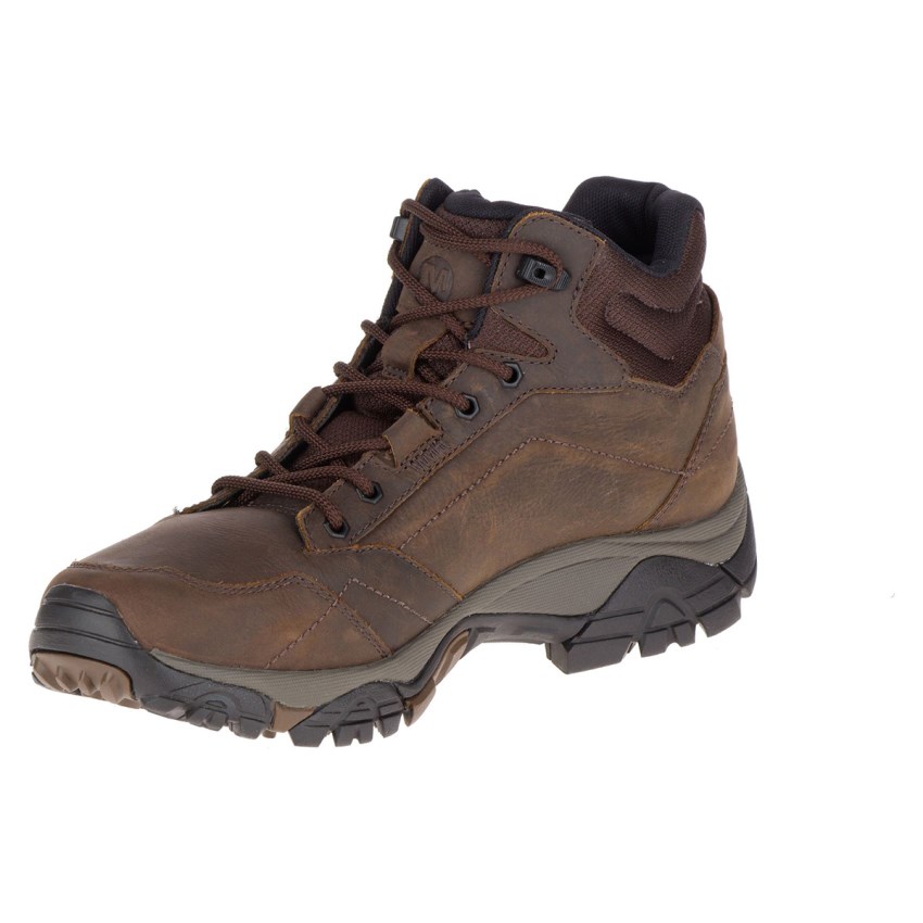 Bottes Merrell Moab Adventure Mid Waterproof Marron Foncé Homme | S.V.WVAI